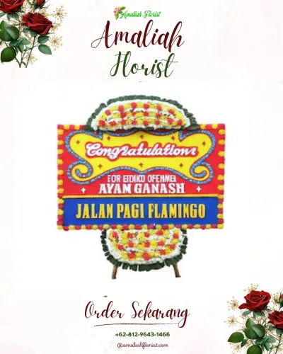 Bunga Papan Congratulation di Tamalanrea Jaya